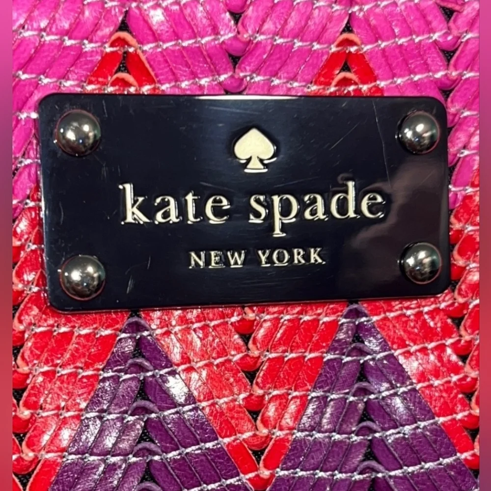 Kate Spade Beverly Breeze Woven Small Coal Tote Bag NWT 💜HOST PICK💜 - Picture 8 of 15